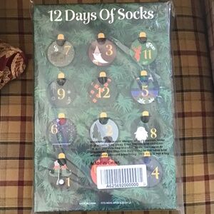 Muk Luks 12 Days Of Socks Gift Box Men (Christmas Theme)